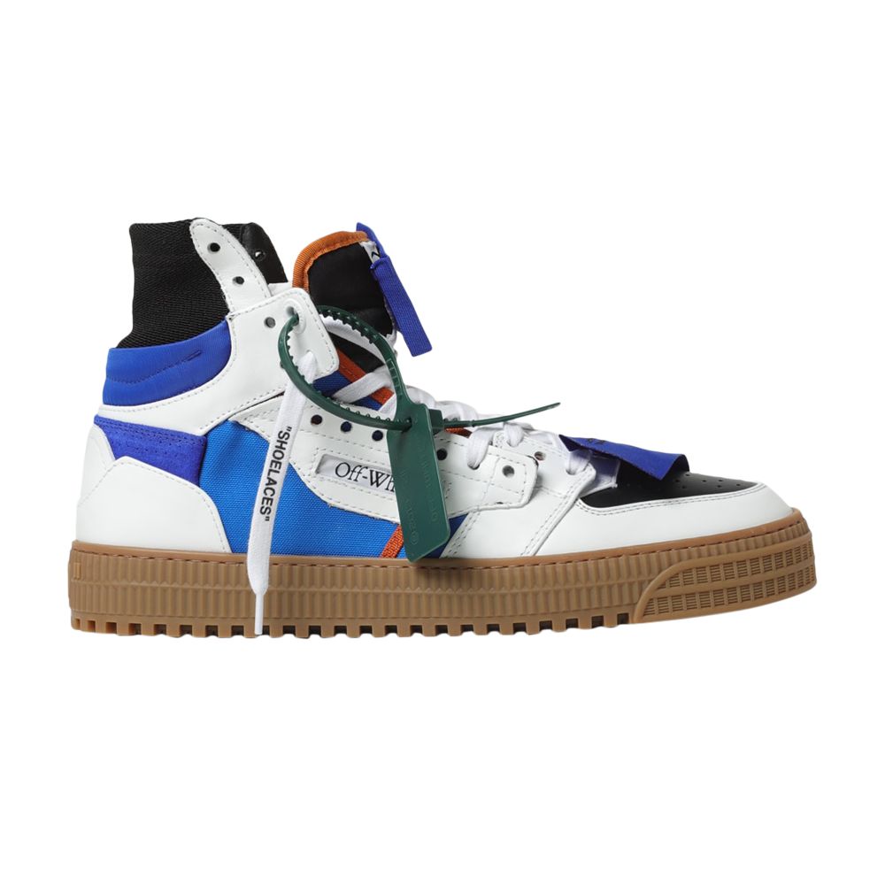 Pre-owned Off-white Off-court 3.0 High 'white Blue Fluo Gum' | Men's Size 42