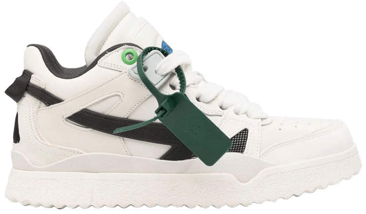 スニーカー Off-White OMIA234C99LEA002 MIDTOP SPONGE Sneakers Buy Off-White New Mid Sponge 'White Black' 2023