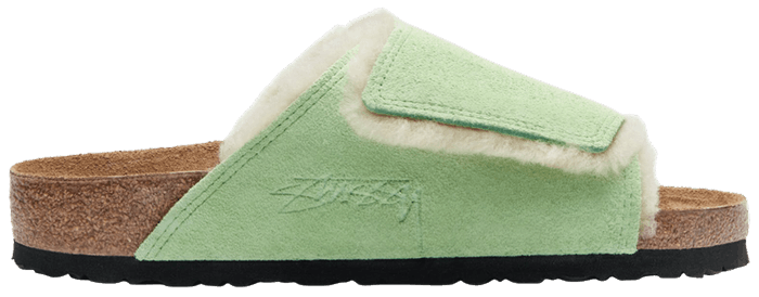 Buy Stussy x Birkenstock Solana 'Washed Green' - 1027695 | GOAT