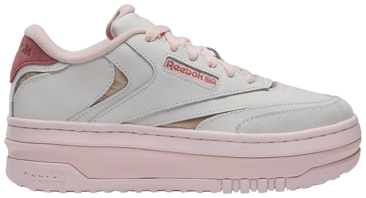 Reebok Wmns Club C Extra Pure Grey Possibly Pink