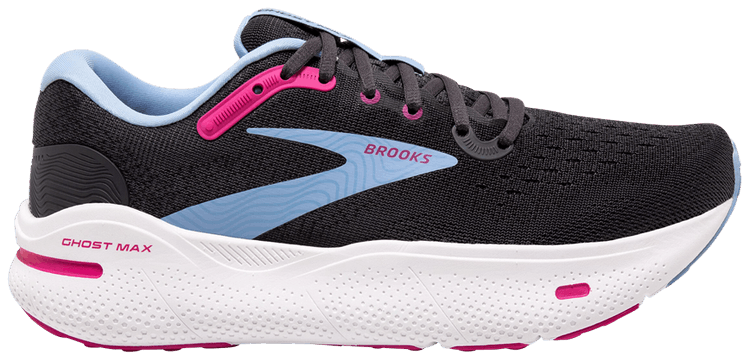 Brooks Wmns Ghost Max Wide Ebony Open Air