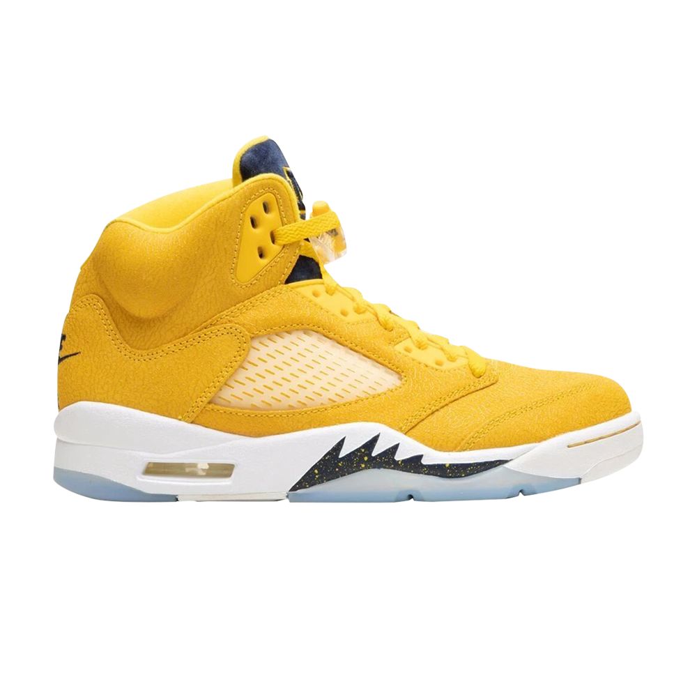 Air Jordan 5 Retro 'NCAA Pack - Michigan' Sample | Yellow | Men's Size 10.5 - DJ4954-997021-SZ