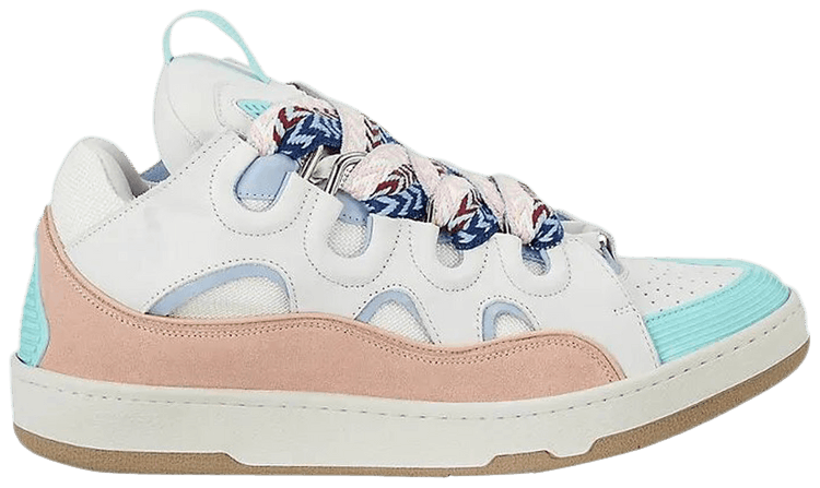 Achetez des Saks x Lanvin Curb Sneakers White Pink FM SKRK11 SAKS A23 GOAT CA