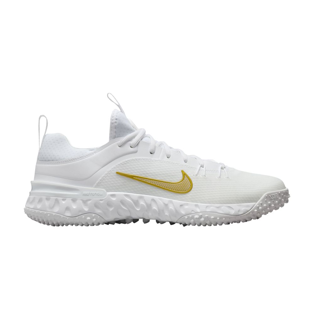 Nike Huarache 9 Elite TF LAX 'White Metallic Vivid Gold' | Men's Size 9