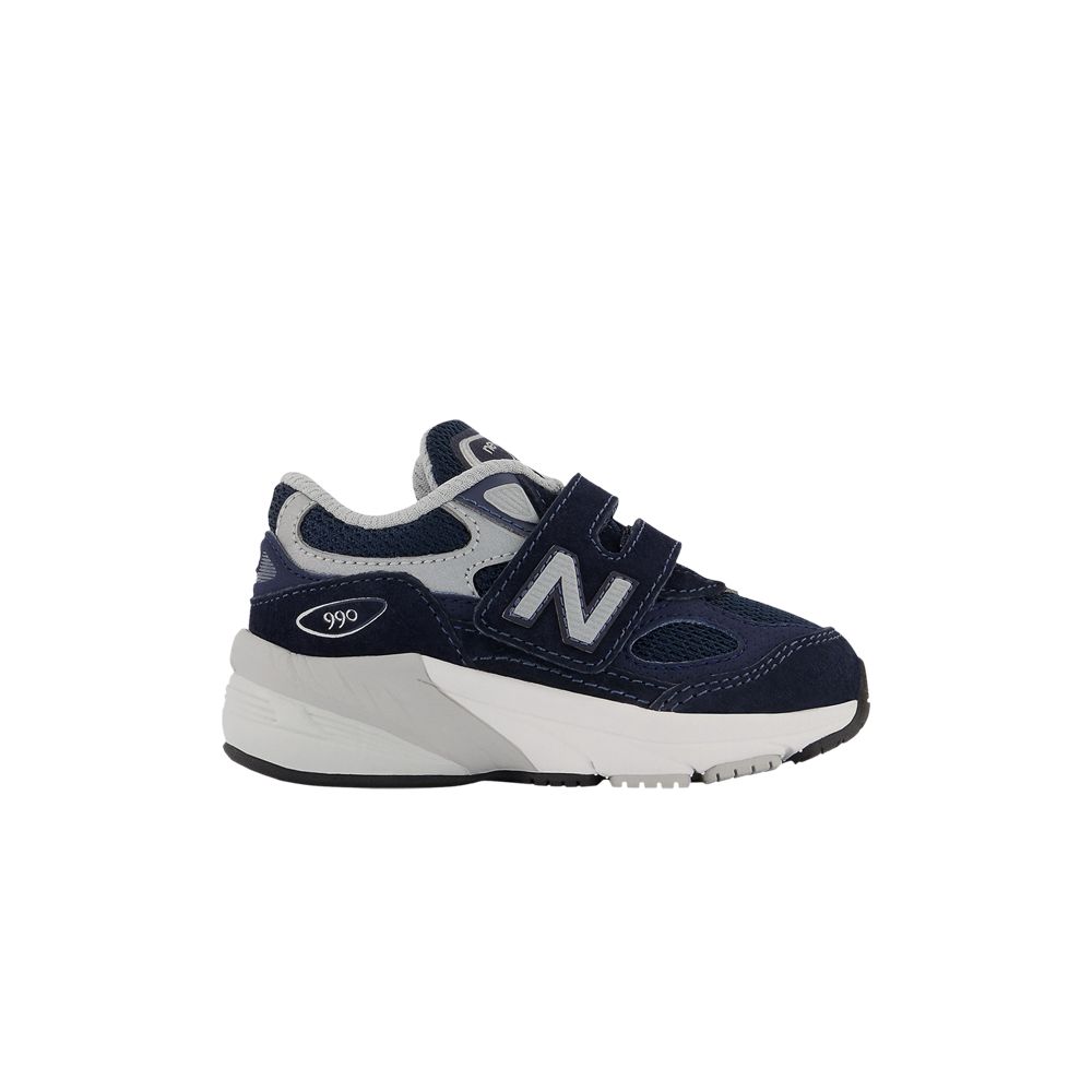 Pre-owned New Balance 990v6 Hook & Loop Toddler Wide 'navy' | Blue | Infant Size 7