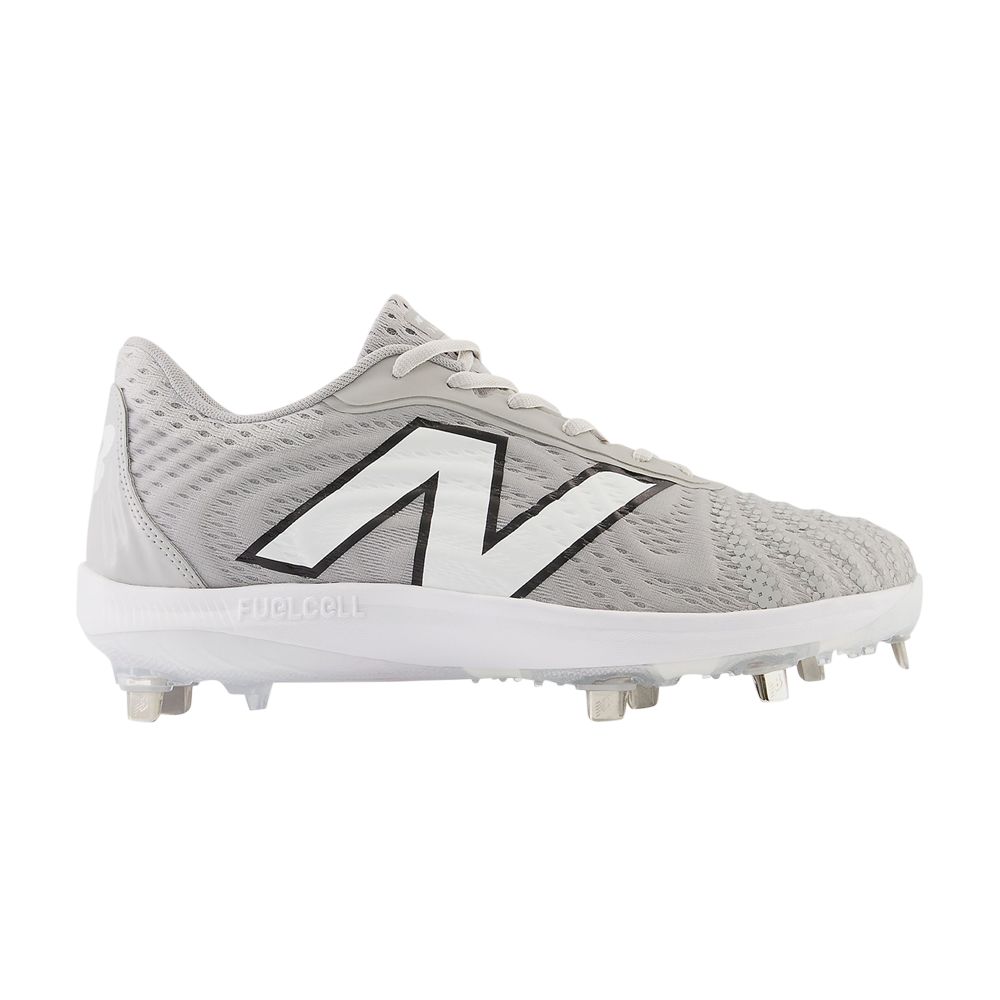Pre-owned New Balance Fuelcell 4040v7 Metal 'raincloud Optic White' In Grey