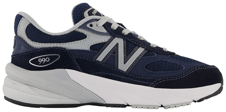 New Balance 990v6 Little Kid Wide Navy