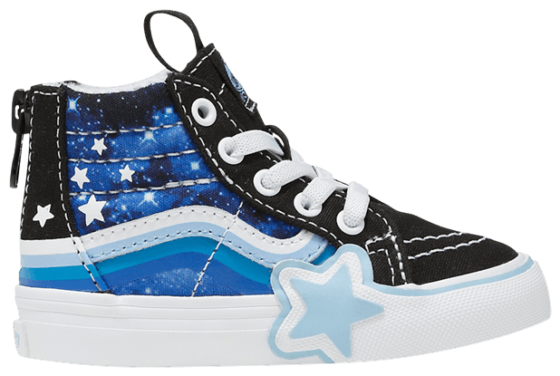 Buy Sk8 Hi Zip Toddler Glow Galaxy Black VN000BVNY61 GOAT