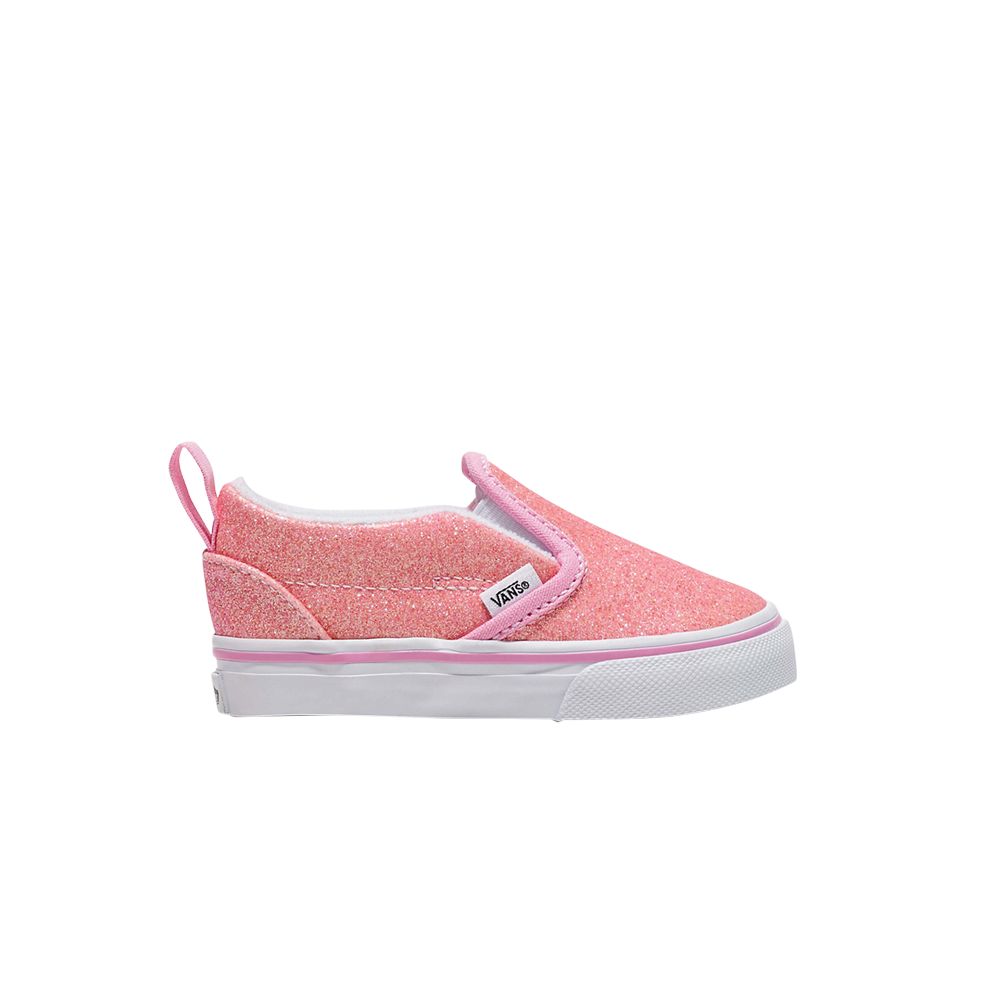 Vans Slip-On V Toddler 'Glitter - Pink' | Infant Size 8