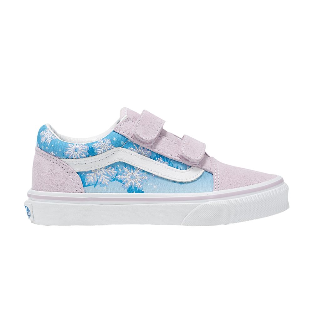 Pre-owned Vans Slip-on V Kids 'snowflakes - Winter Wonderland Blue' | Kid's Size 2