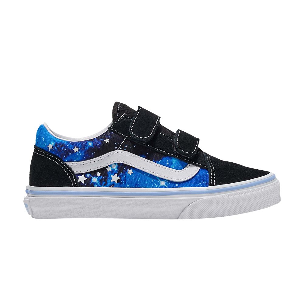 Pre-owned Vans Slip-on V Kids 'glow Galaxy Black' | Kid's Size 12