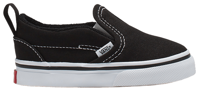 Buy Vans Slip-On V Toddler 'Black White' - VN0A34881WX | GOAT
