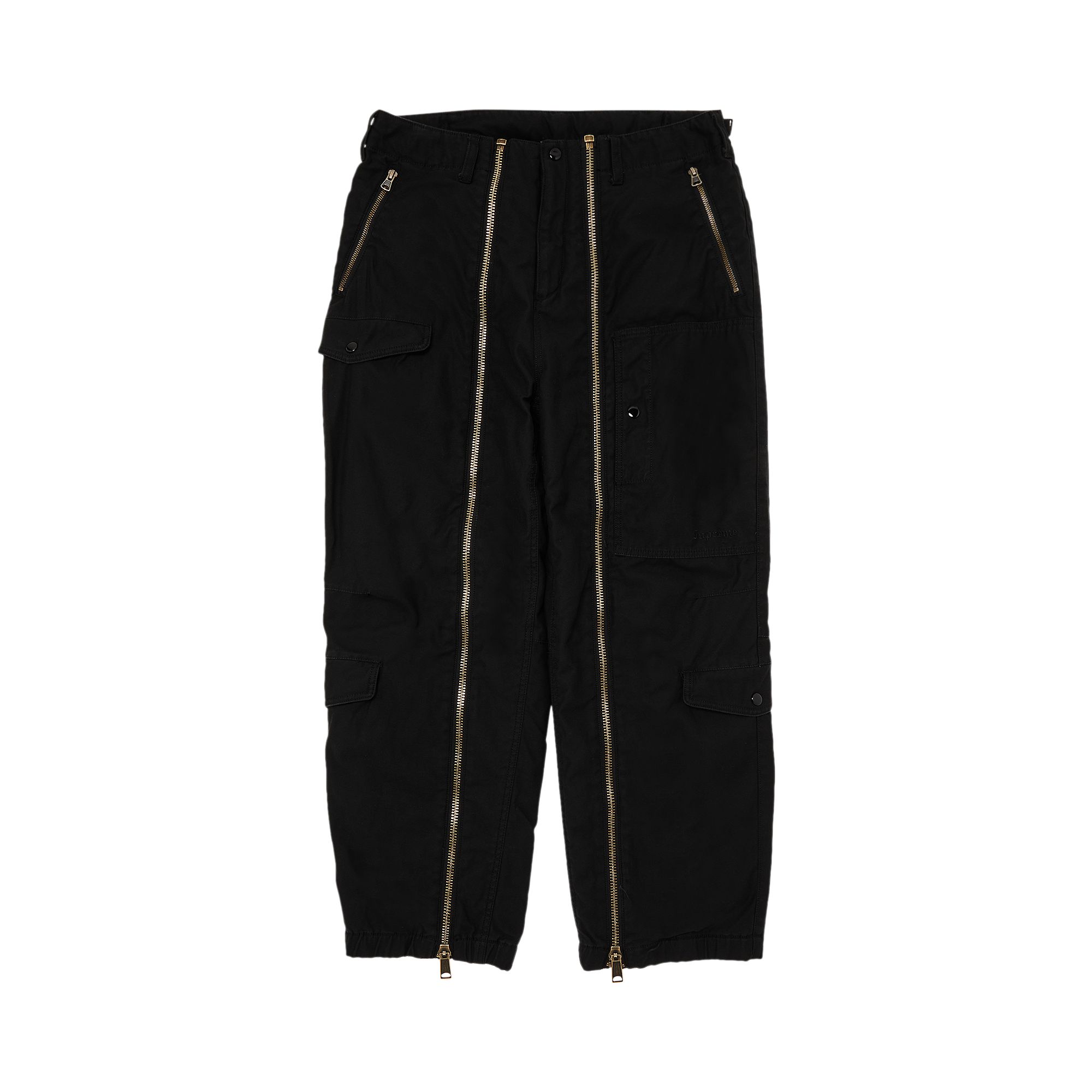 Supreme x Alpha Industries Cotton Twill Flight Pant 'Black' | Men's Size XL