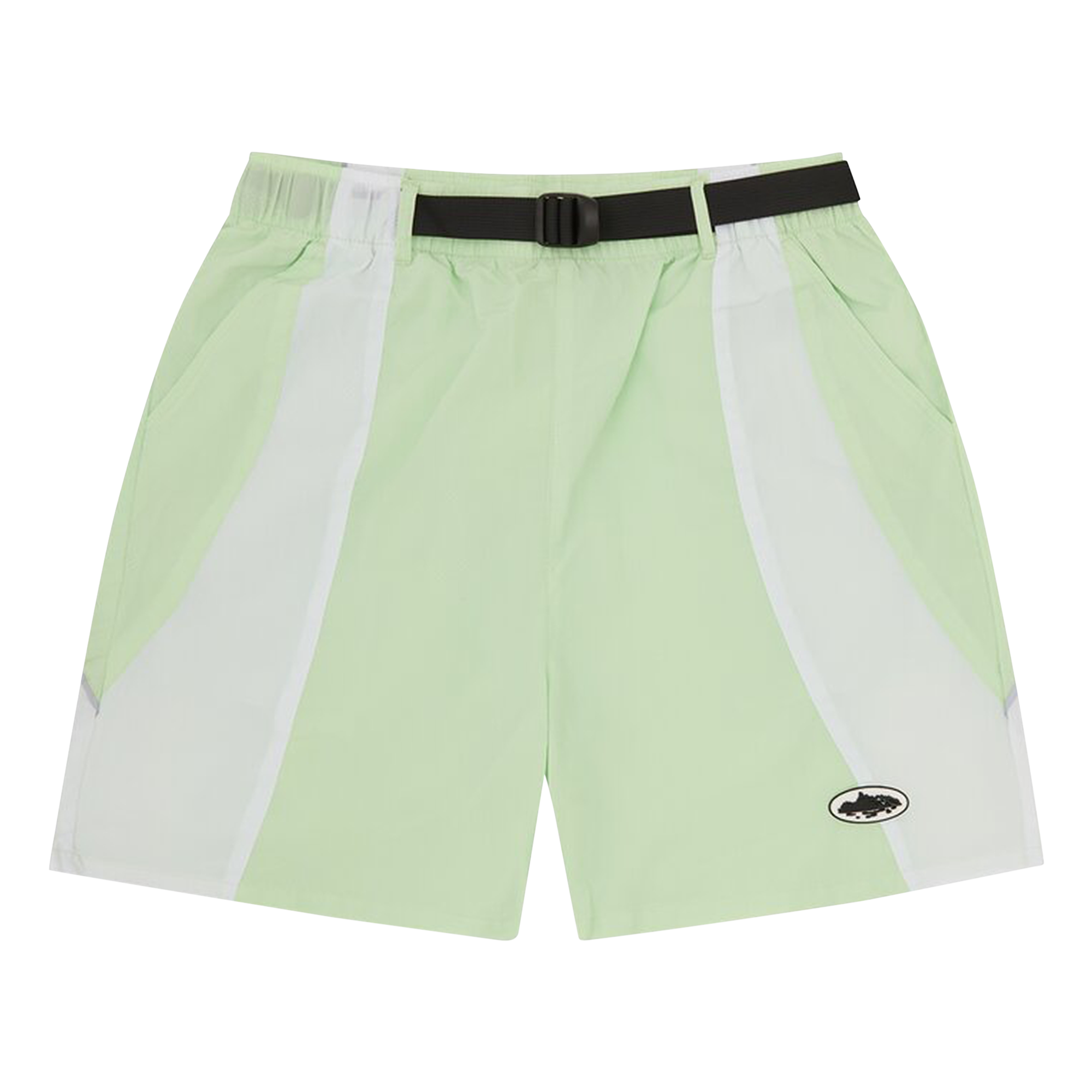 Pre-owned Corteiz Spring Shorts 'mint' In Green