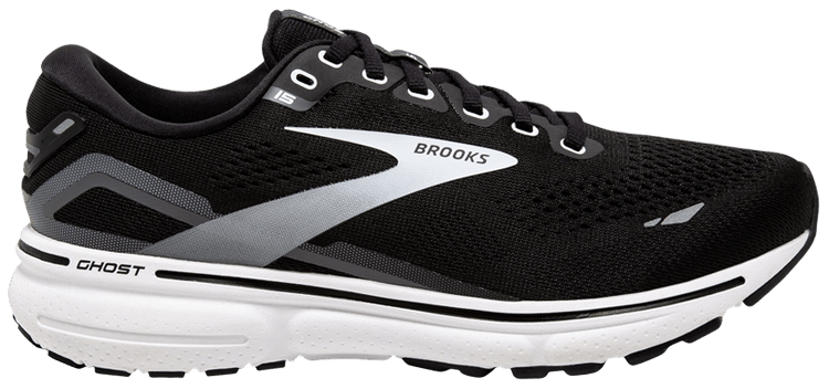 Brooks Ghost 15 Black White