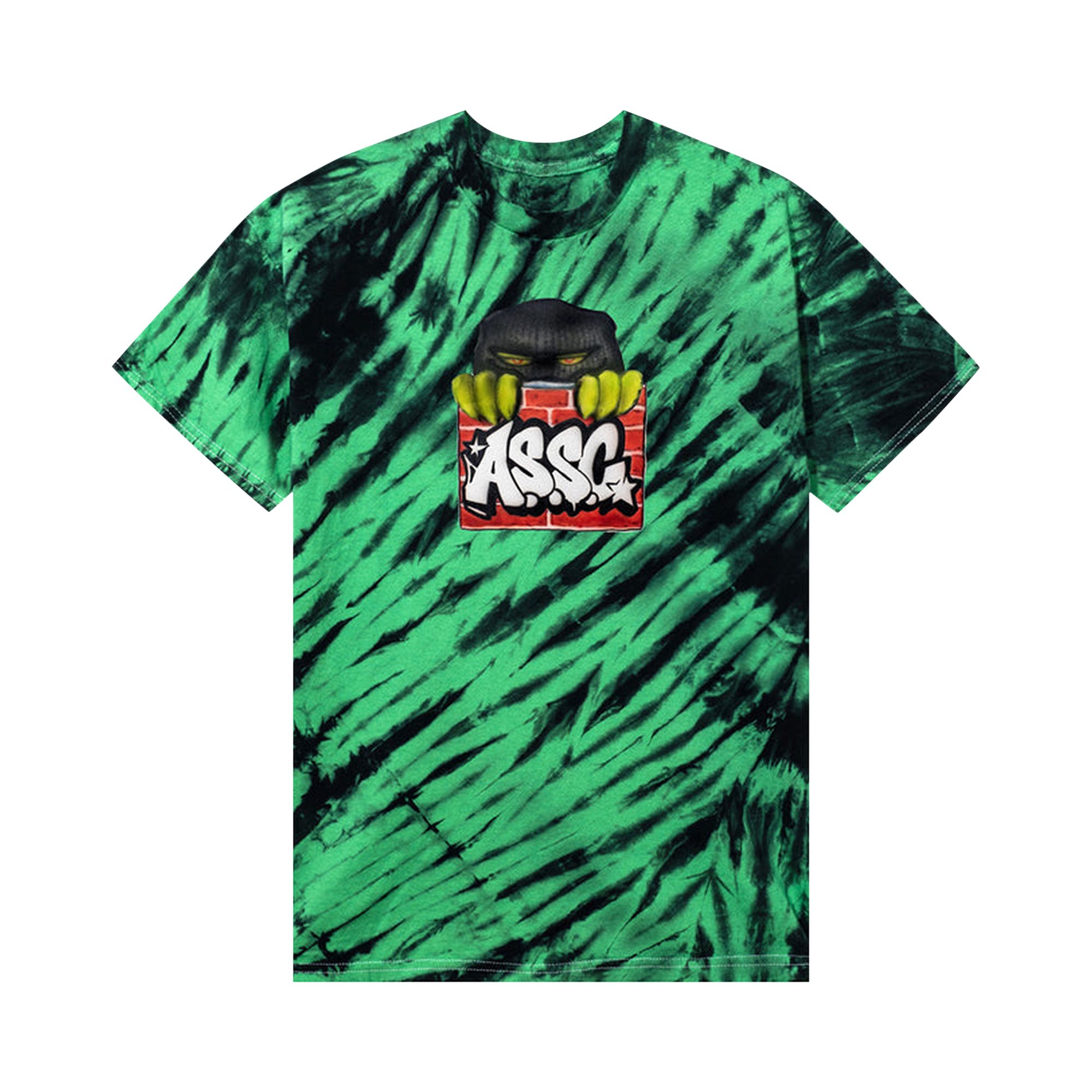 Pre-owned Anti Social Social Club X Polo Cutty Snow On The 405 Tee 'black/green' | Multi-color | Men's Size L