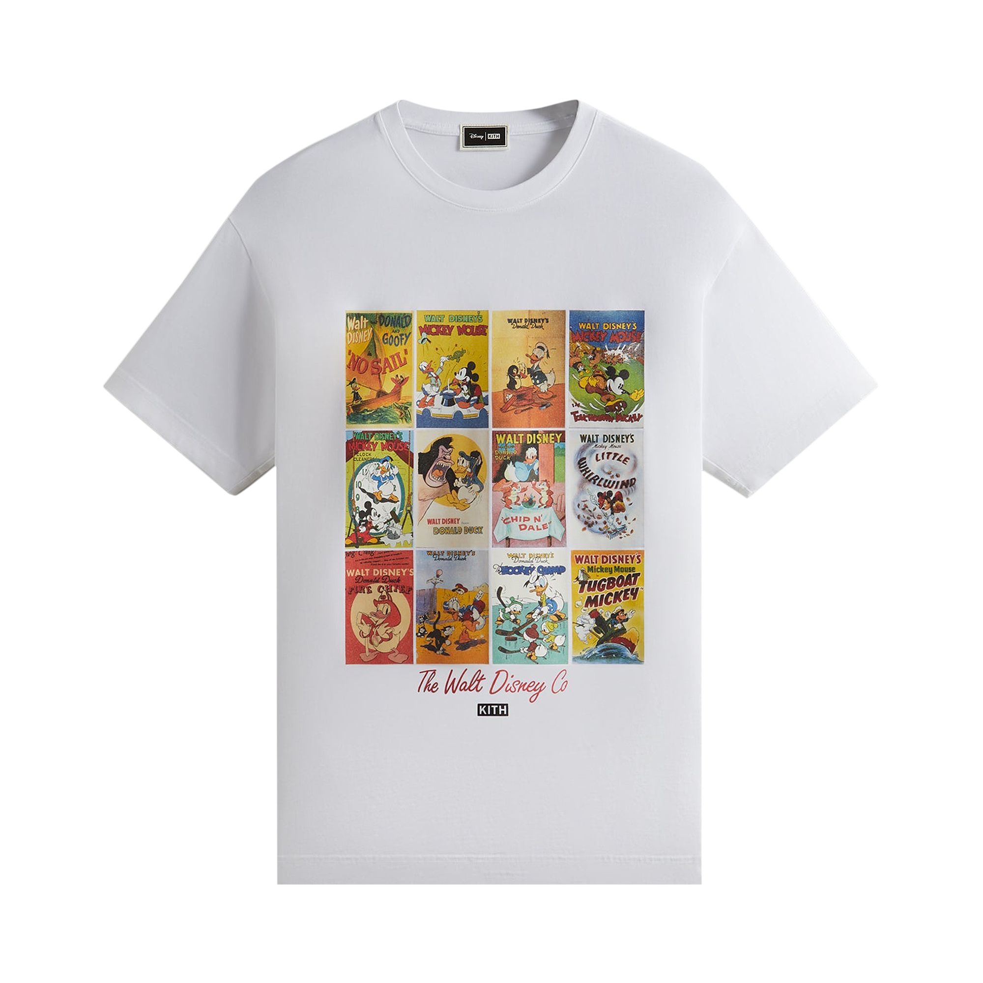 Kith For Mickey & Friends Poster Vintage Tee 'White' | Men's Size XL