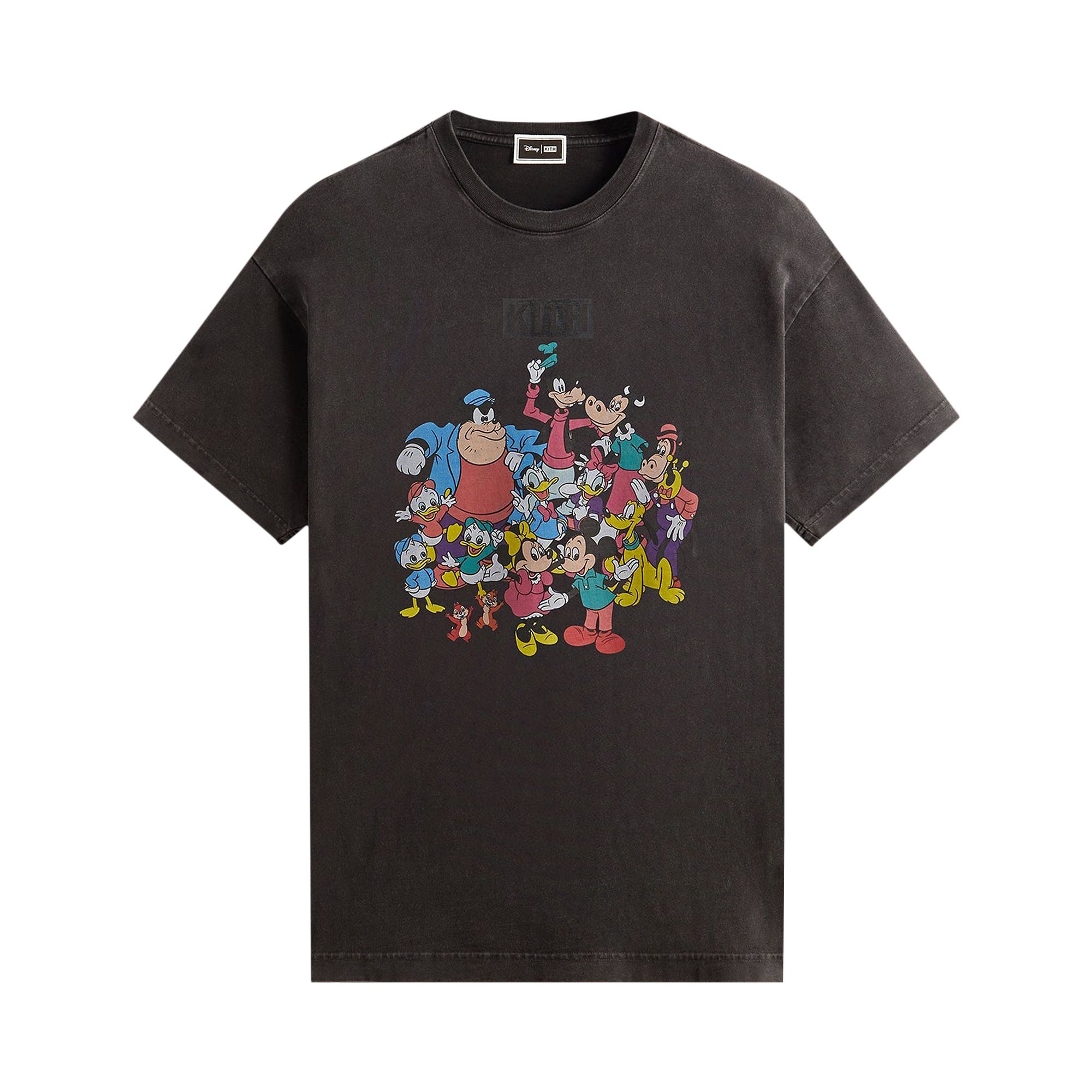 Kith For Mickey & Friends Vintage Tee 'Black' | Men's Size XL