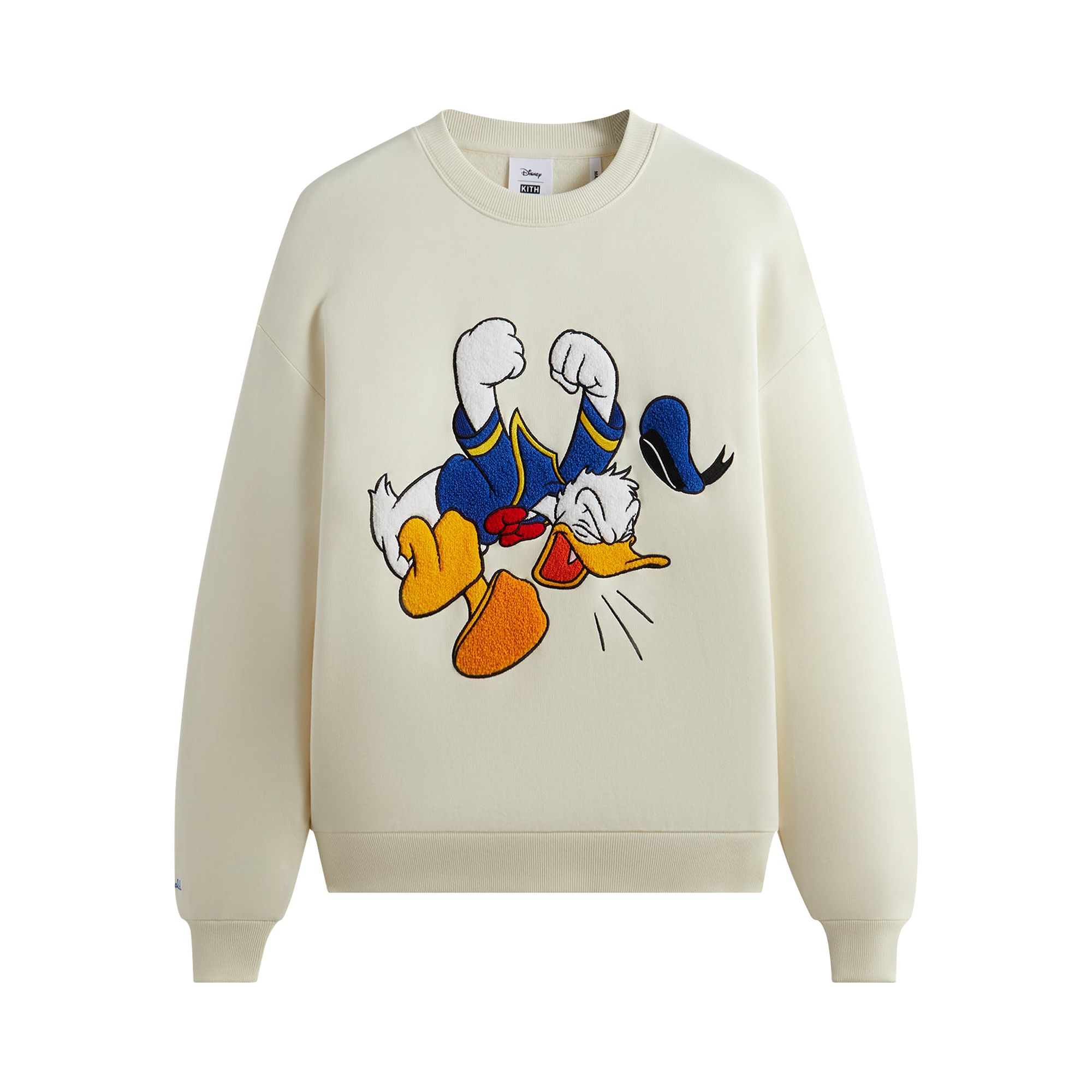 Kith For Mickey & Friends Donald Duck Vintage Crewneck 'Sandrift' | Cream | Men's Size M