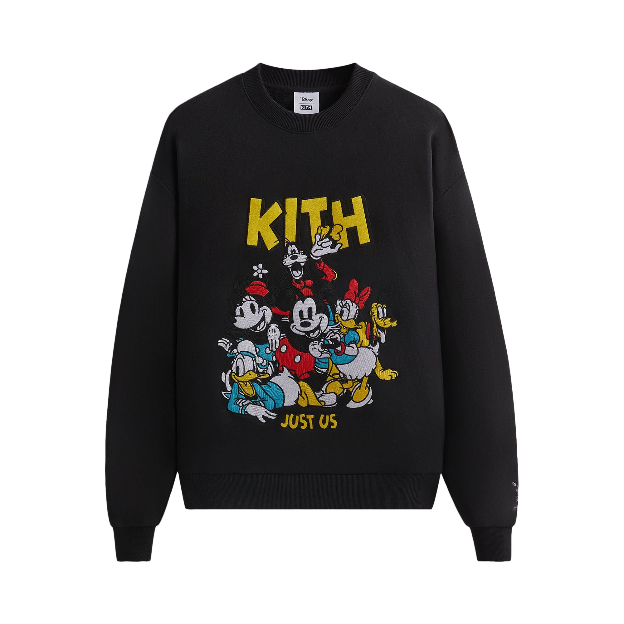 Click to view more detailed imagery on our partner's website Pre-owned Kith For Mickey & Friends Forever Vintage Crewneck 'black'