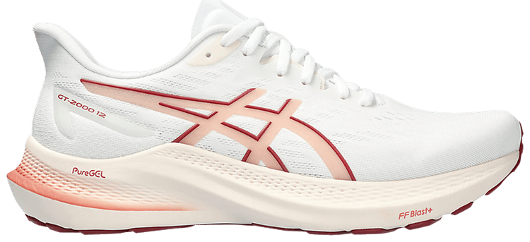 Asics Wmns GT 2000 12 White Light Garnet
