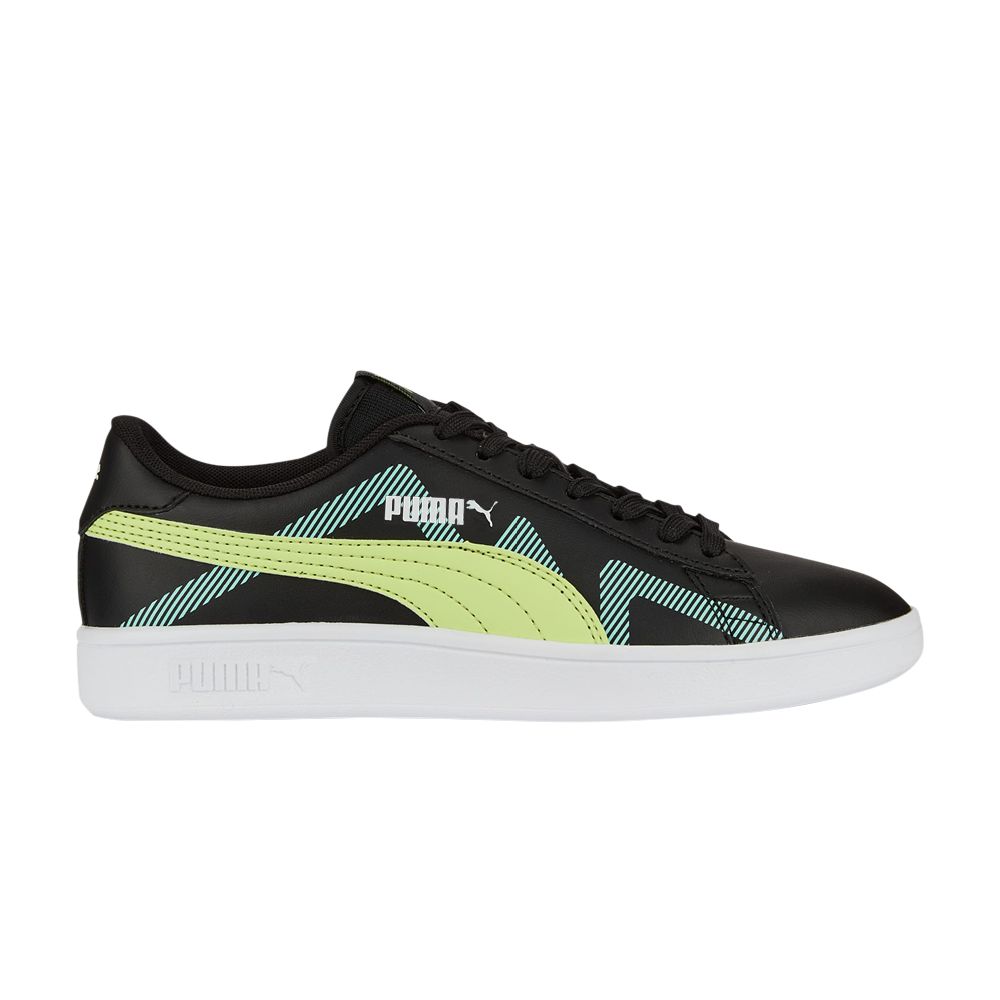 Puma Smash v2 Future U Big Kid 'Black Lily Pad' | Kid's Size 5 - 391539-02
