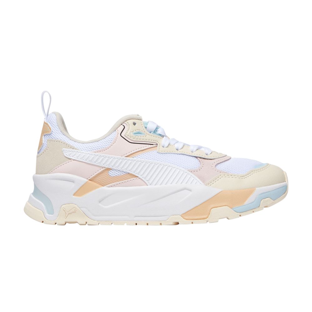 Pre-owned Puma Wmns Trinity 'alpine Snow Frosty Pink' | Cream | Women's Size 6 In White