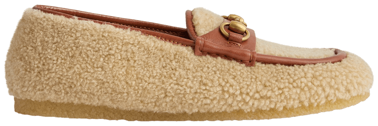 Gucci Horsebit Loafer 'Ivory Merino Wool'