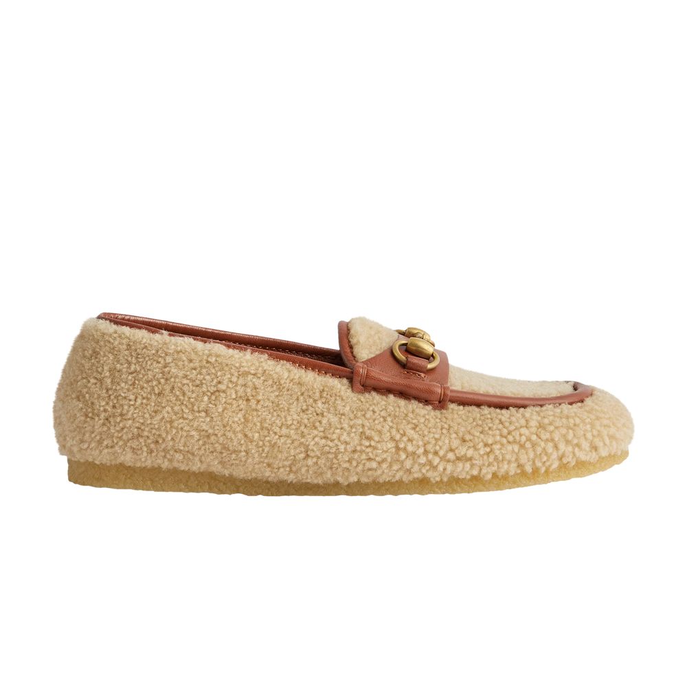Gucci Horsebit Loafer 'Ivory Merino Wool' | Cream | Men's Size 6
