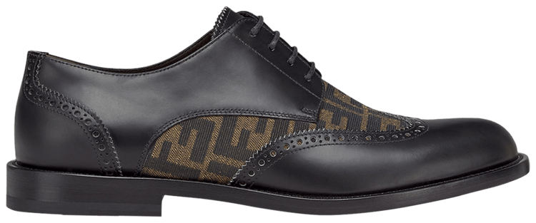 Fendi Derby Lace Up Black