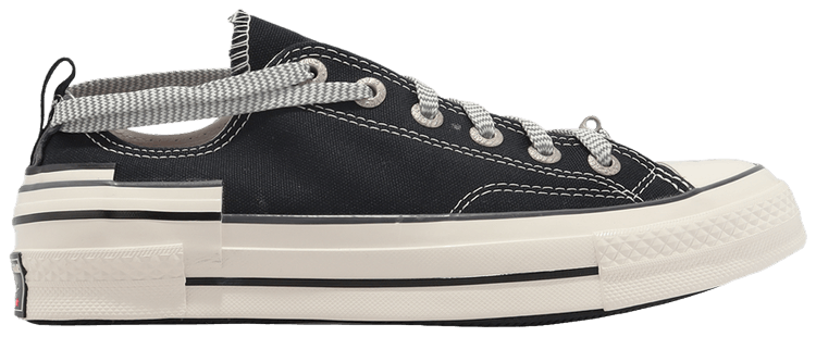 Converse Chuck 70 Hacked Heel Low Black Reflective