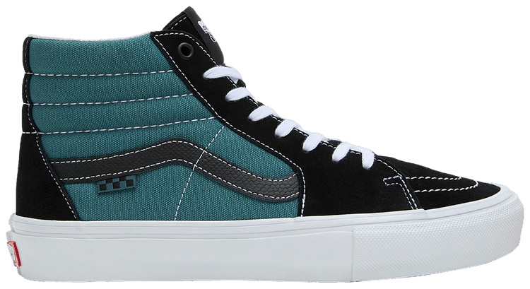 Dark store teal vans