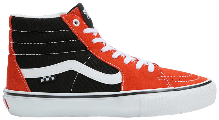 Vans skate hi red cheap
