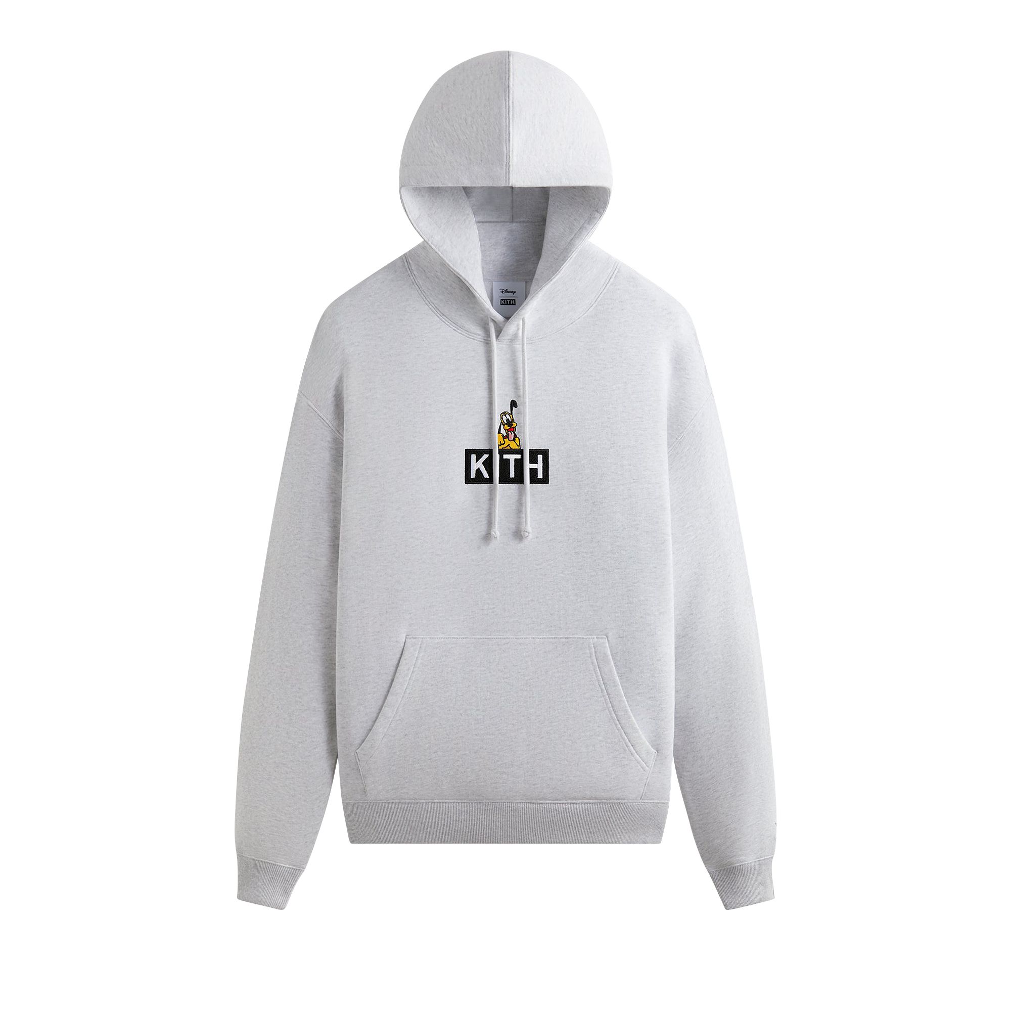 Kith For Mickey & Friends Cyber Monday Pluto Classic Logo Hoodie 'Light Heather Grey' | Men's Size XS