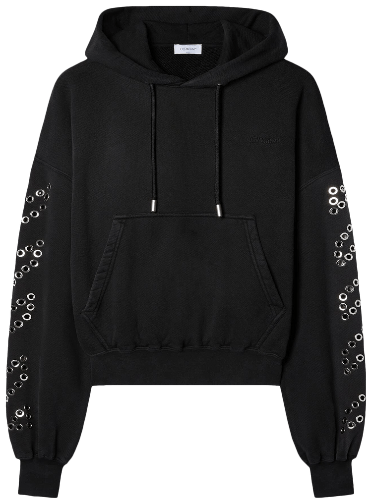 Off white hoodie black and sales green