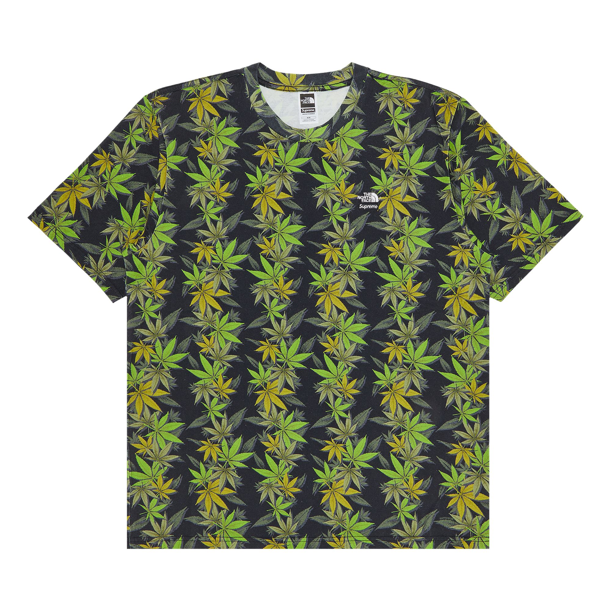 Supreme x The North Face Leaf Short-Sleeve Top 'Black' | Men's Size L