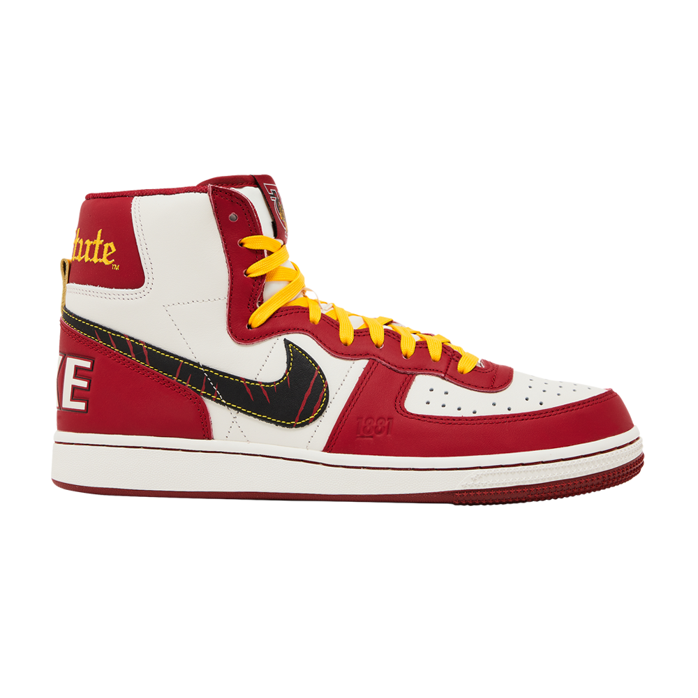 Pre-owned Nike Tuskegee University X Terminator High 'golden Tigers' In Red