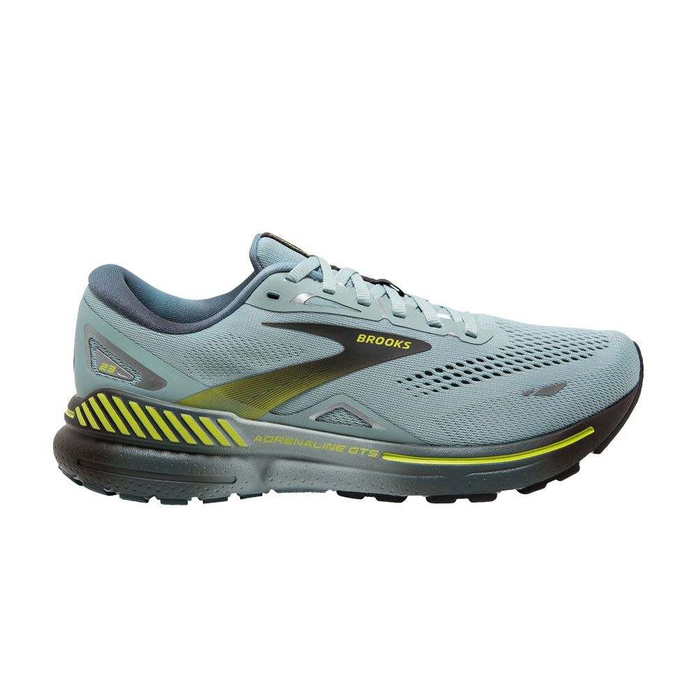 Pre-owned Brooks Adrenaline Gts 23 'blue Lime' | Men's Size 12