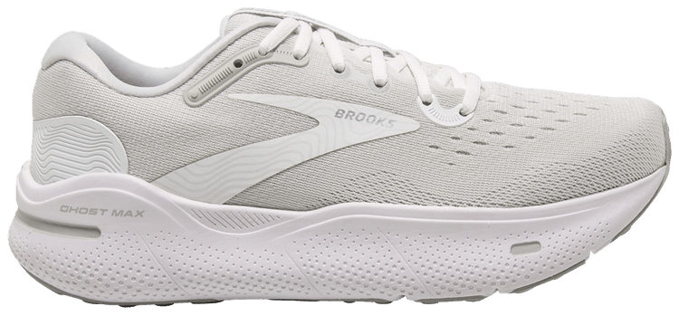 Brooks Wmns Ghost Max White Oyster