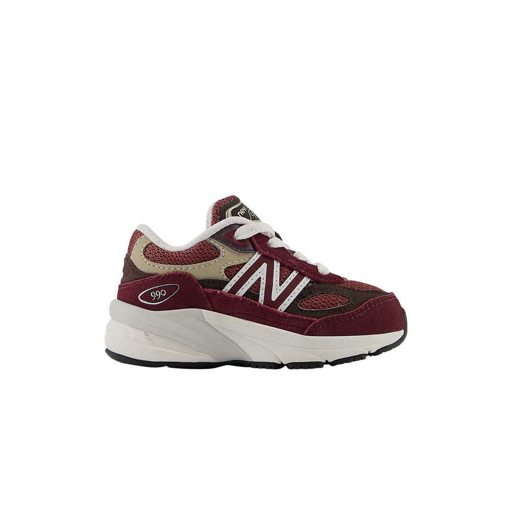 Pre-owned New Balance Teddy Santis X 990v6 Toddler 'burgundy Tan' | Red | Infant Size 3