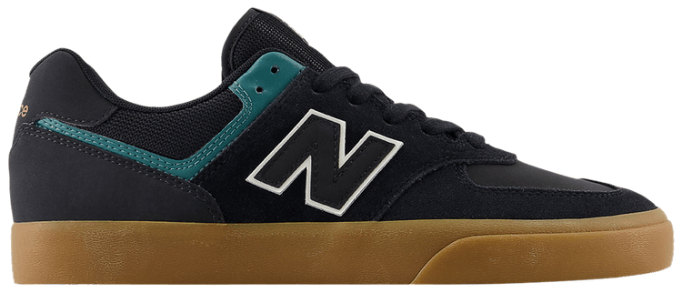 New Balance Numeric 574 Vulc Black Teal Gum