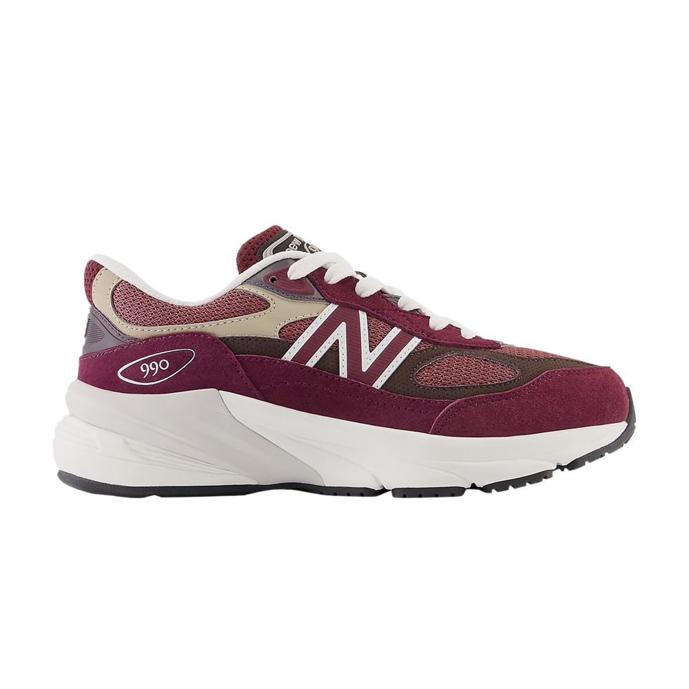 Pre-owned New Balance Teddy Santis X 990v6 Little Kid 'burgundy Tan' | Red | Kid's Size 11