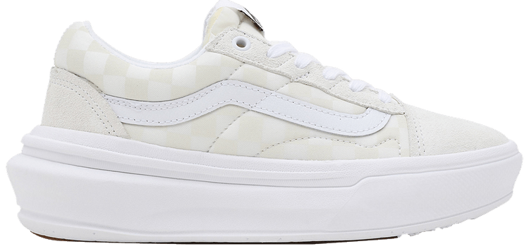 Vans Old Skool Overt ComfyCush Checkerboard   White