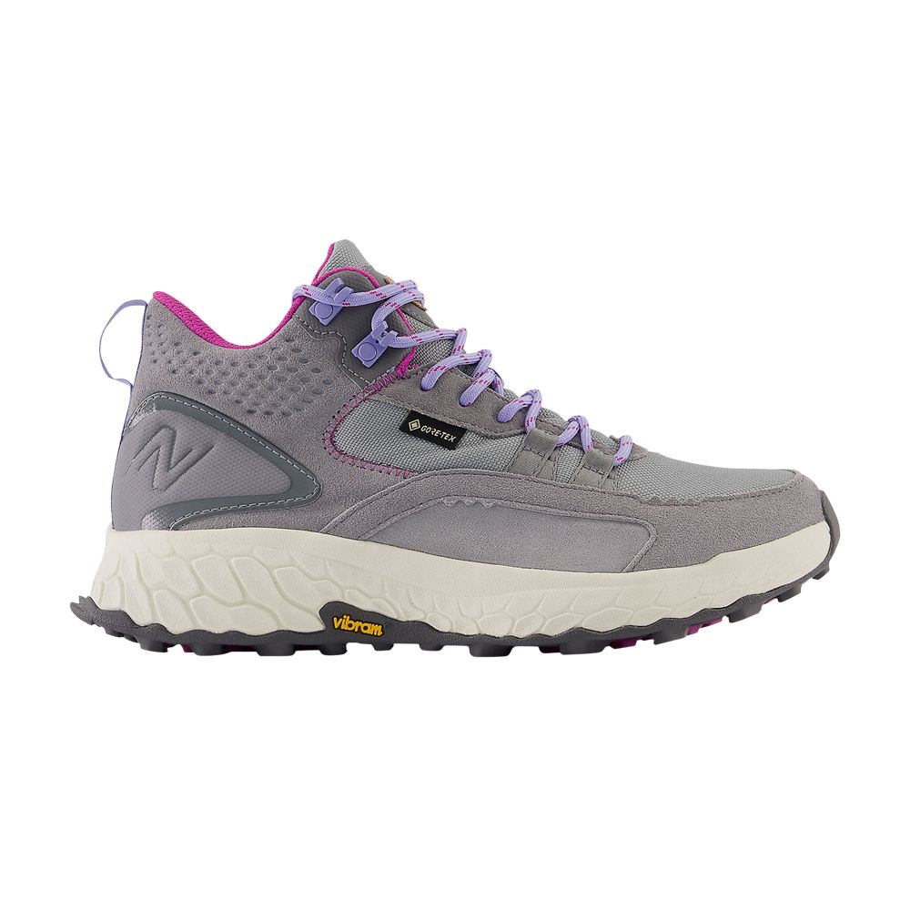 Pre-owned New Balance Wmns Fresh Foam X Hierro Mid Gore-tex 'steel Magenta' In Grey