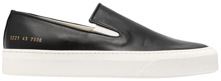 COMMON PROJECTS スリッフオンスニカ 5231SLIPON 7506 Buy Common Projects Slip-On 'Black White' - 5221 7506 | GOAT