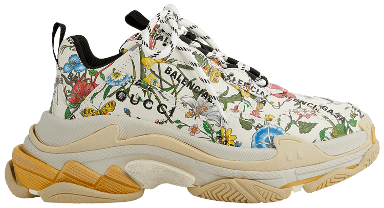 Gucci x Balenciaga Wmns Triple S Sneaker The Hacker Project   Floral