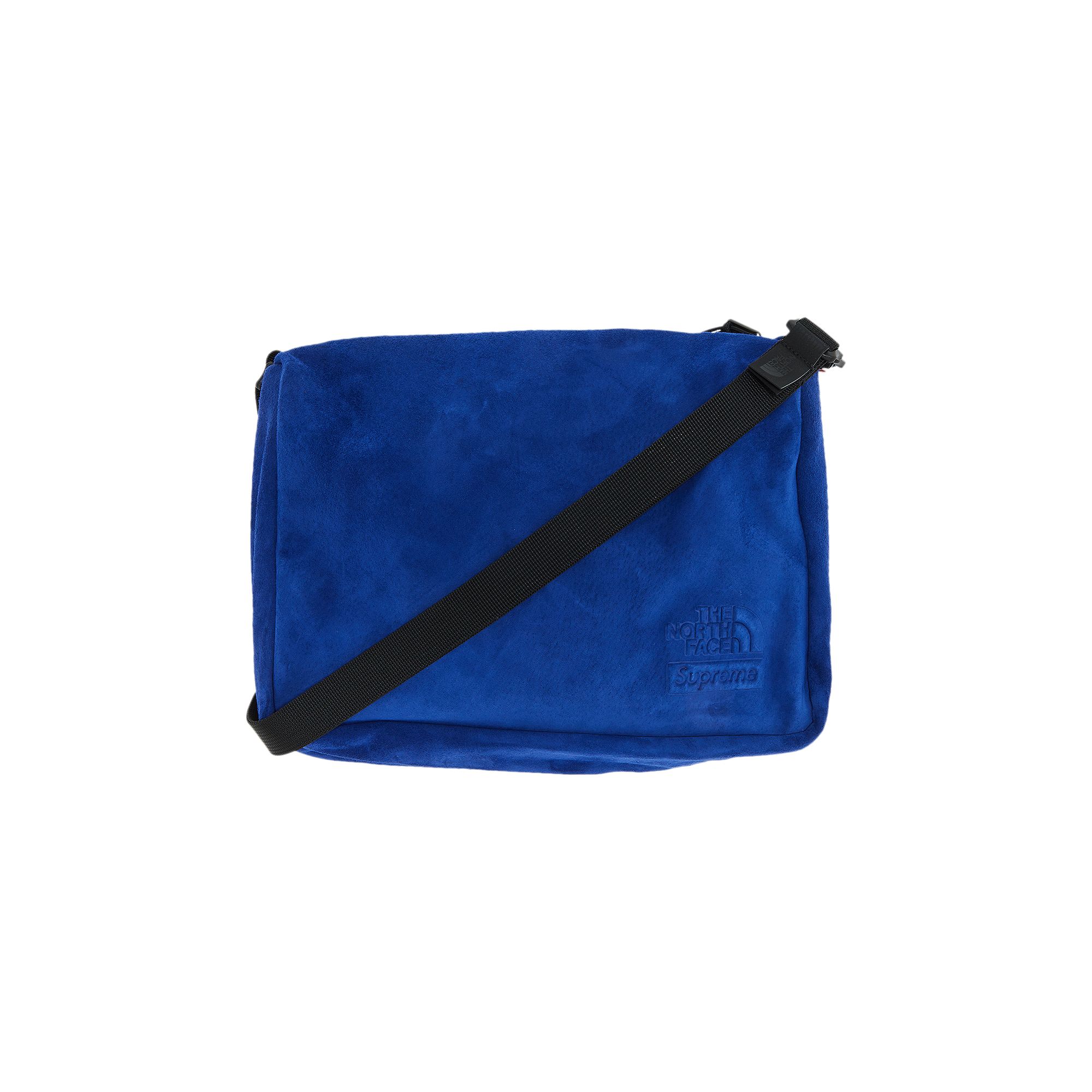 Supreme x The North Face Suede Shoulder Bag 'Blue' | Men's Size Onesize