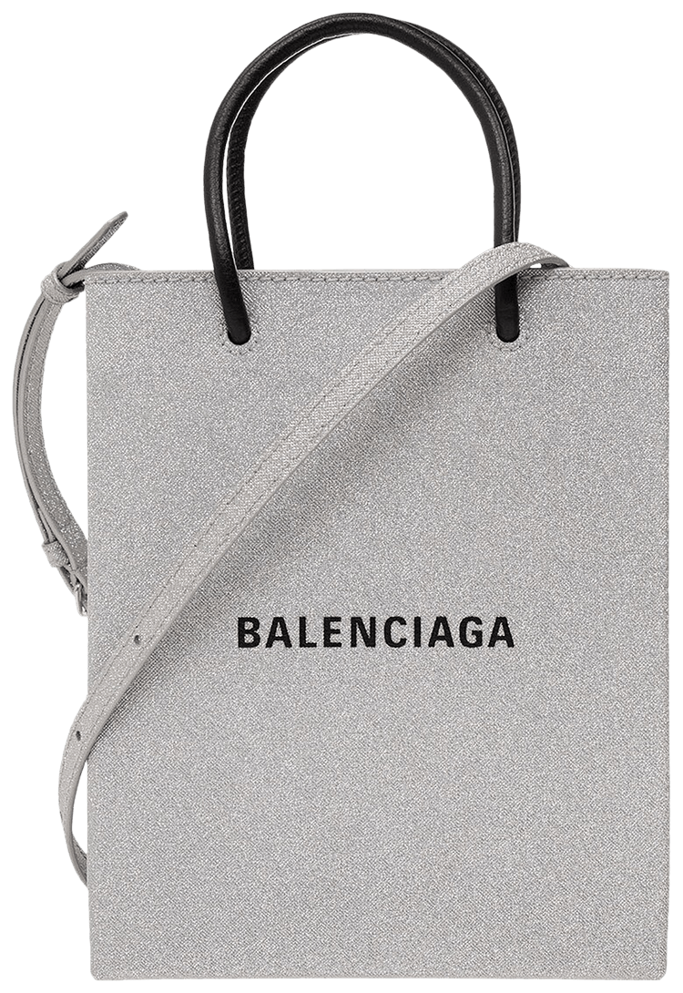 Buy Balenciaga Shopping Phone Holder Bag 'Silver' 693805 2AAAE 8102