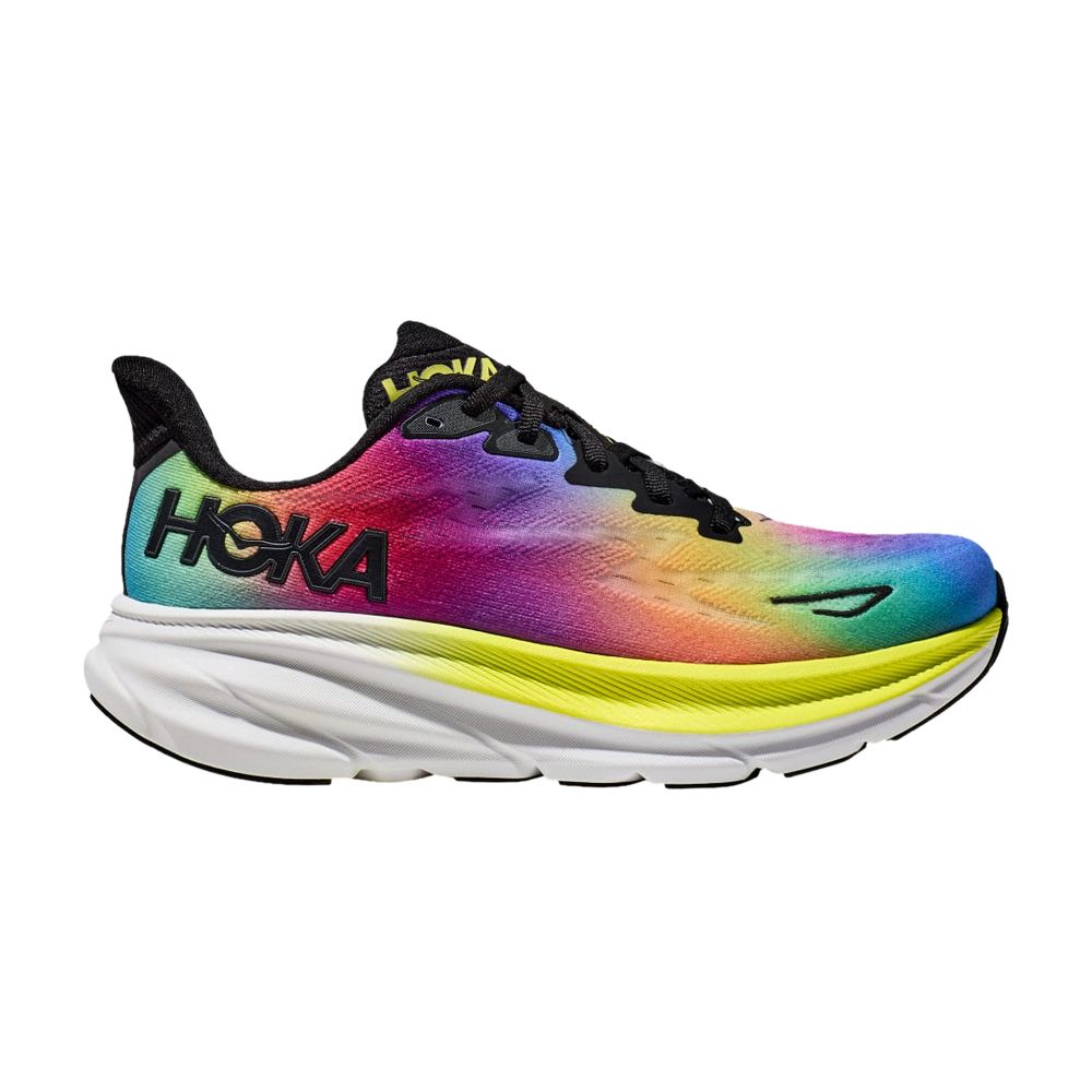 HOKA Clifton 9 'Rainbow' | Multi-Color | Men's Size 12