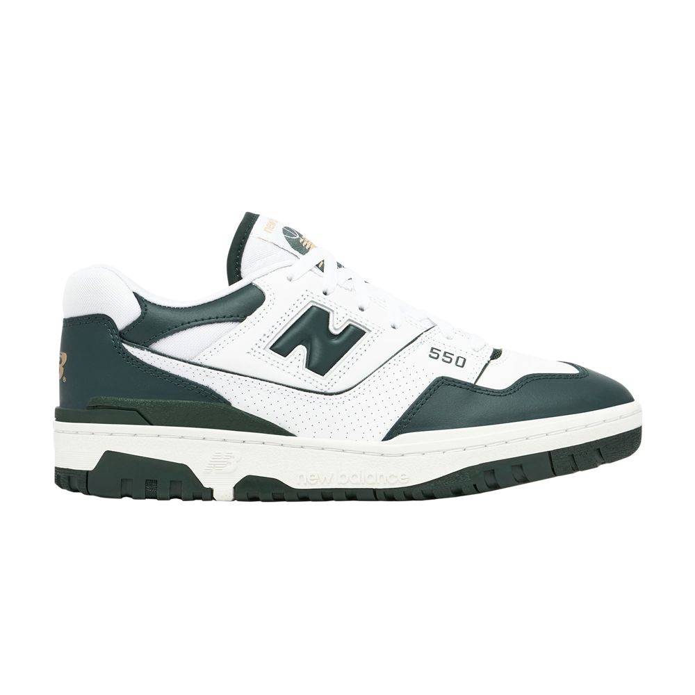 New Balance 550 'White Dark Green' | Men's Size 8